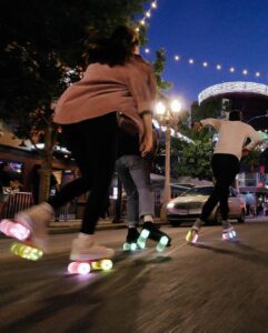 Luminous LED-Rollen wie sie im Dunklen leuchten